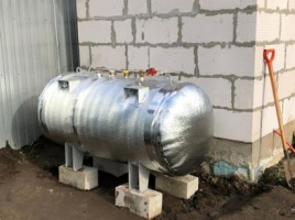 Наземный газгольдер 800 л с утеплением в Красногорске
